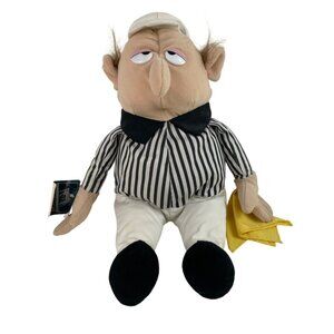 Vintage 1985 Carousel Stuffed Plush Mr Offsides 16" Football Referee